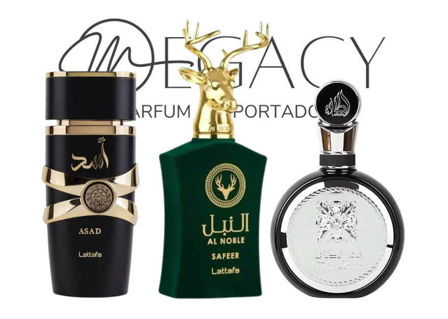 PROMOÇÃO COMPRE 1 LEVE 3 - Lattafa Fakhar, AL Noble Ameer e Assad Lattafa - Pré Esquenta Black Friday! 🔥 - 100ml Cada