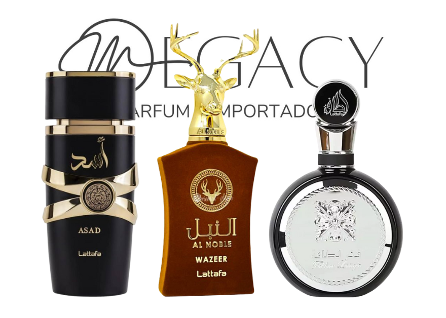PROMOÇÃO COMPRE 1 LEVE 3 - Lattafa Fakhar, AL Noble Wazeer e Assad Lattafa - Pré Esquenta Black Friday! 🔥 - 100ml Cada